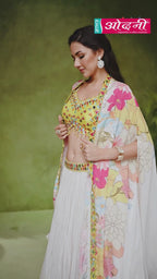 Vibrant Canvas lehenga (3204 M-18)