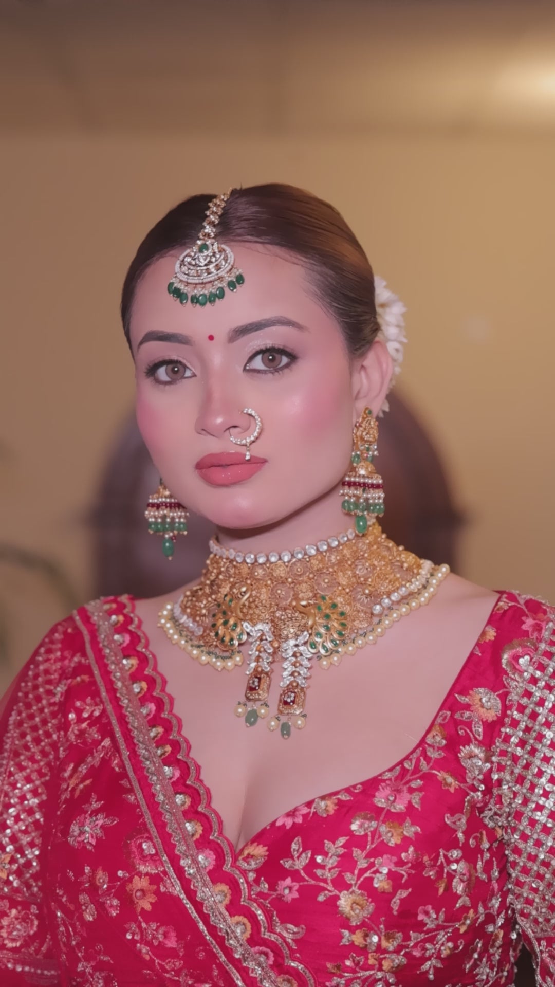 Royal Heritage Crimson Lehenga