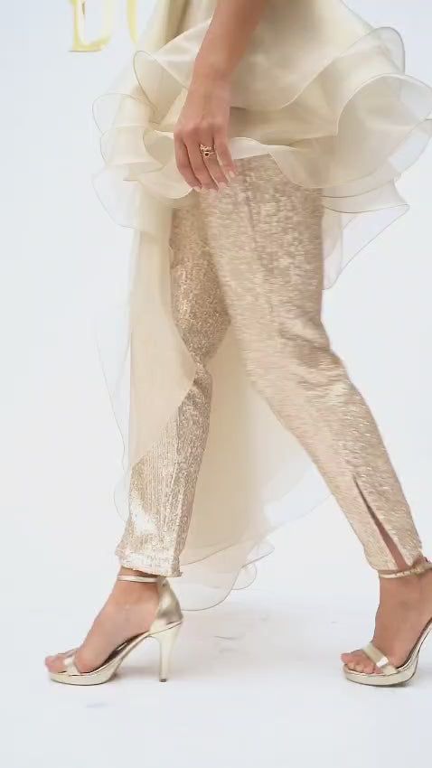 The Champagne Ruffle Glam Set