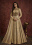Imperial Gold Brocade Anarkali Gown