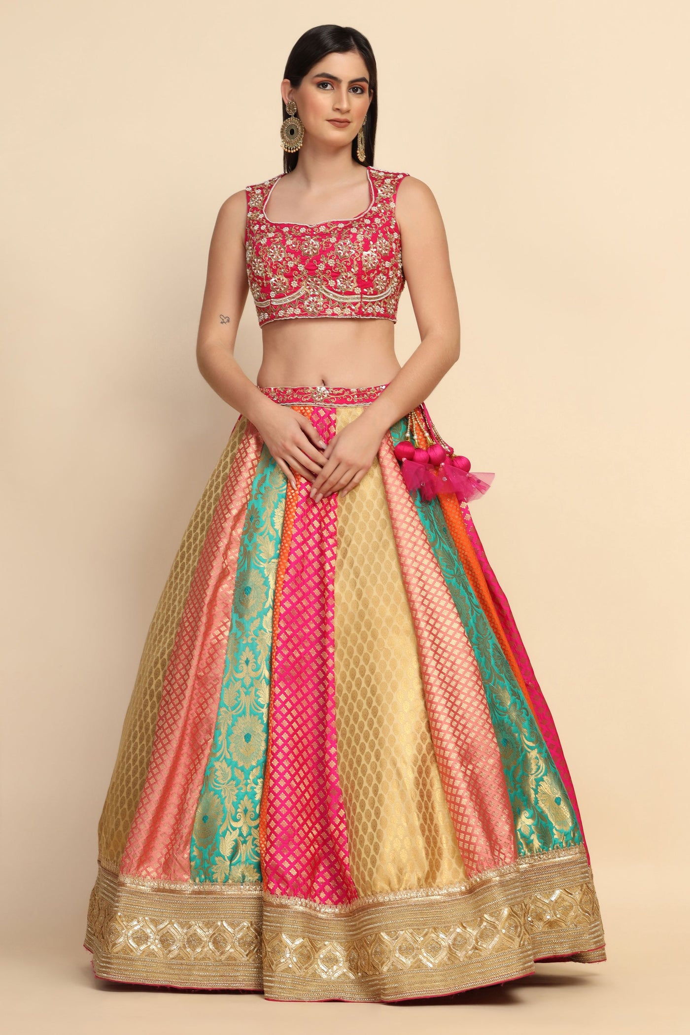 Buy 42/M-2 Size Multi Color 10 to 20% Discount on Lehenga Choli Online for  Women in USA